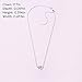 PANDORA Jewelry Ribbon Open Heart Necklace Cubic Zirconia Necklace in Sterling Silver, 17.7