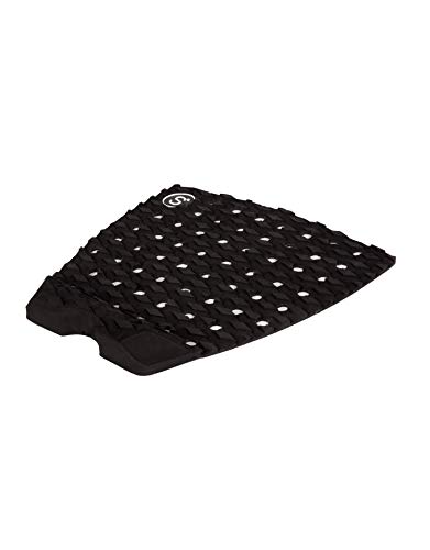 SYMPL Surfboard Traction Pad â€¢ 2 Pieces â€¢ Maximum Grip, 3M Adhesive for Surfboard, Skimboard, Longboard (Black)