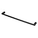 Beelee 23.6 inch Bath Towel Bar Single Towel Rail Wall Mounted, Black Painting, BA8501B