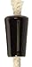 Franmara Black Ceramic Wine Bottle Candle
