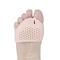 Feet Insoles for Men & Women - Metatarsal Pads for Shoes - Metatarsal Pads Ball of Foot Pain Relief Cushions Metatarsal Pads- Comfortable & Lightweight - Breathable Silicone (Multicolor, 3.14x2.36