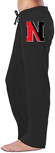 MZONE Unique Northeastern University N Logo Running Pants For Women Black Size XL