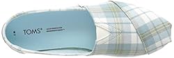 TOMS Women's Alpargata Loafer Flat, Mineral Blue