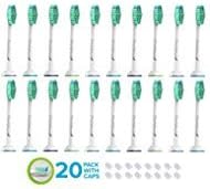 Electric Toothbrush Replacement Head Compatible with Phillips Sonicare ProResults, DiamondClean, FlexCare, HealthyWhite, EasyClean, Plaque Control, Gum Health &amp; Kids | 20 Pack