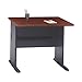 Bush Business Furniture Series A 36W Small Desk in Hansen Cherry and Galaxy, Compact Computer Table for Home or Professional Office
