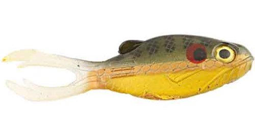 Big Bite Baits 3.5-Inch WarMouth Lures-Pack of 4 (Pumpkin Seed)