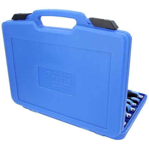 KS Tools Screwdriver Set with Impact Cap 12 Pieces, Slotted, PH Phillips