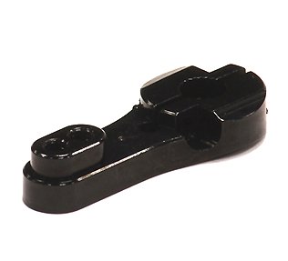 Integy Hobby RC Model C23742BLACK Billet Machined Alloy Servo Horn 23T for KO & JR Servo (r=20, 24mm)