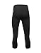 Baleaf Women's 3/4 Length Compression Pants Running Capris with Hidden Pocket Black Size XS