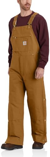 Amazon.com: Carhartt Men's 104393 Loose Fit Zip-to-Thigh Bib