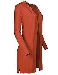 Solid Soft Stretch Long-line Long Sleeve Open Front