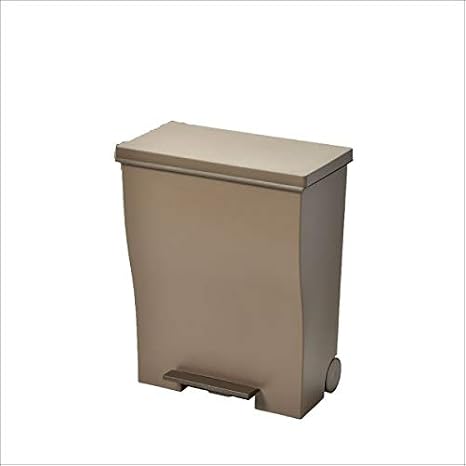 Amazon ゴミ箱 おしゃれ キッチン ふた付き 分別 約40l 約40リットル 45l袋可 45リットル袋可 シンプル ダストボックス ごみ箱 インテリア雑貨 北欧 生ごみ 生ゴミ おむつ オムツ キャスター付き ゴミ袋が見えない ゴミ袋が隠せる スリム オールブラウン フタ付き