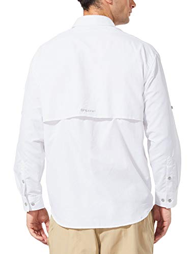image for BALEAF Men's UPF 50+ Hiking Shirt Long Sleeve Shirt Outdoor Lightweigh