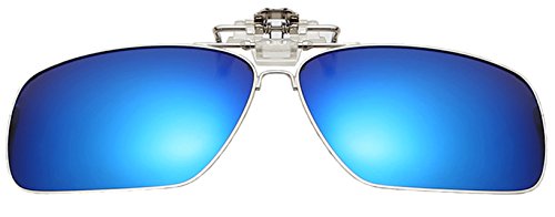Attcl men s unisex polarized flip up driving clip on sunglasses f…