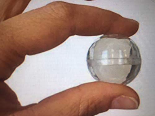 50 Clear Round Vending Machine Capsules, Empty Cases for Gumball Containers, Toy Stands, Mini Bath Bombs Container Molds or Hidden Surprise Treasure Inserts and Party Favors - Thumbnail 6