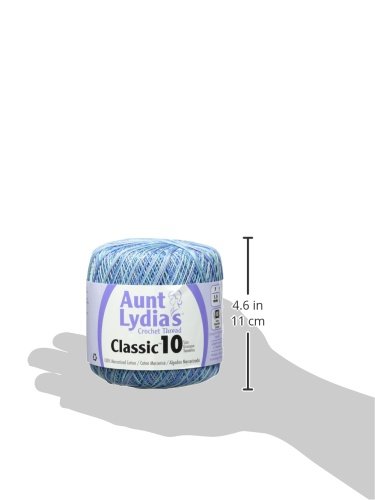 Coats Crochet 154-995 Aunt Lydia's Crochet, Cotton Classic Size 10, Ocean