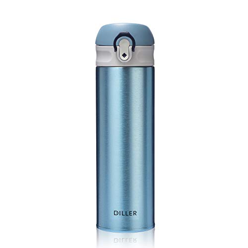 DILLER Insulated Coffee Travel Mug 17oz Vacuum Insulated Water Bottle