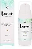Lunar Glow Eye Gel with Seaweed & Aloe Vera for Dry Under Eyes. Under Eye Cream for Dark Circles, Bags & Wrinkles - 1 fl.oz / 30ml.