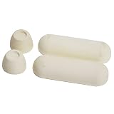 DANCO Universal Stick On Toilet Seat Bumpers Kit | Strong Self-Adhesive Pads | Rubber Replacement Bumpers | White | 2 Pack (10062P)