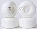 Super Blanks Pro Skateboard Wheels (White)