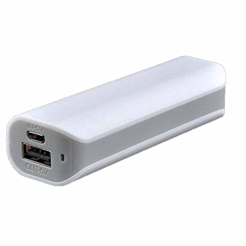 Choosebuy Double Color 1200mAh USB Output Portable Charger External Battery Backup Power Bank for Cellphones,Electronic Devices and More (Gray) - Thumbnail 3