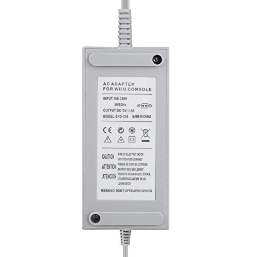 image for Keller Wii U Console Charger, AC Power Supply Adapter Charger Cable fo