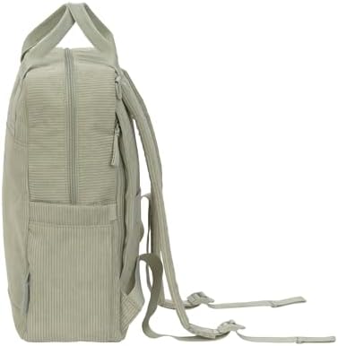 Baby Wickelrucksack Wickeltasche Rucksack mit Wickelunterlage, Kinderwagenbefestigung, Flaschenhalter nachhaltig produziert/GRE Vividal Backpack cord light khaki