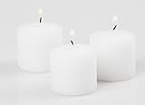 Strokes VOI510-72 Strokes White Unscented Votive Candles 10 Hour Burn