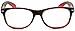 Specs retro 80's Vintage Reading Glasses (Matte Blue and Black/Red Gradient) +1.25 2-Pack