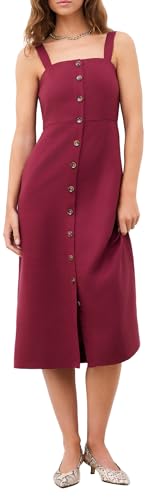 Caroll - Vestido para Mujer, Maroon Banner, 36