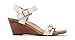 Vionic Womens Laurie Wedge White Snake Sandal - 8 M