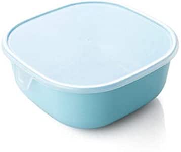 Recipiente de Almacenamiento Redondo Plato de Almacenamiento PP Caja de