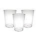 Party Essentials Disposable 10-Ounce Party Cups | Tall Tumblers | Cocktail Glasses, Clear Hard Plastic, 100-Count