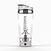 PROMiXX 2.0 Electric Protein Shaker | 20oz Rechargeable Mixer. BPA Free, Odor & Stain Resistant, Includes Built in Supplement Storage & USB charger cable.
