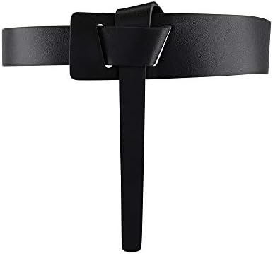 SUOSDEY Womens Leather Belt for Dress, Tie a Knot Genuine  display picture 1