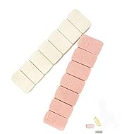 2Pack Weekly Pill Organizer,Extra Large 7 Days Pill Cases Travel Daily Pill Box for Fish Oil, Calcium Tablets Supplements and Other Vitamin Pill