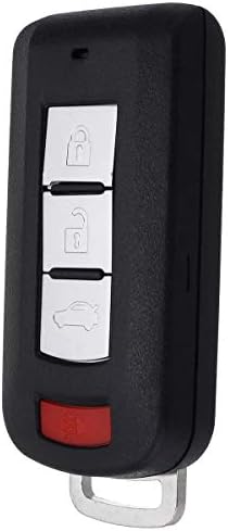 Remote Control Car Key, 4 Buttons Remote Key Fob Shell Case For Mitsubishi Lancer Outlander 2008-2016 New Remote Contorl