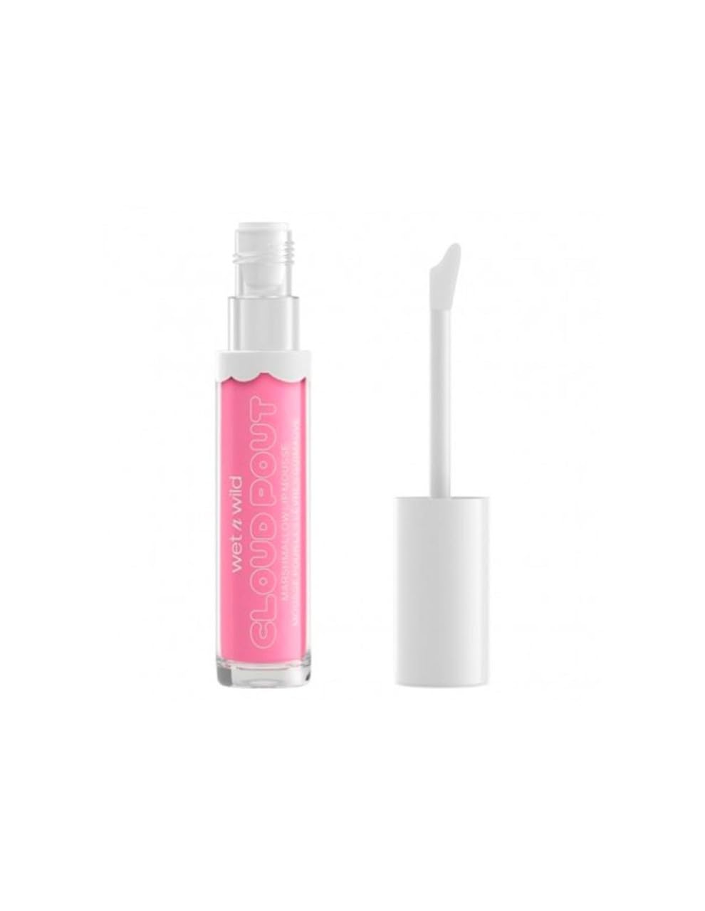 Wet n Wild, Cloud Pout Marshmallow Lip Mousse, Matte Liquid Lipstick, Non-Drying and Long-Lasting Formula, with Argan Oil, Avocado Oil and Vitamin E, Cotton Candy Skies