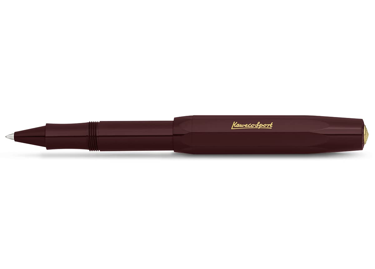Kaweco CLASSIC SPORT Rollerball Bordeaux I Gel/Ballpoint Pen Including 0.7 mm Rollerball Pen Refill in Classic Design with Ceramic Ball I Gel Rollerball 13,5 cm — image 1