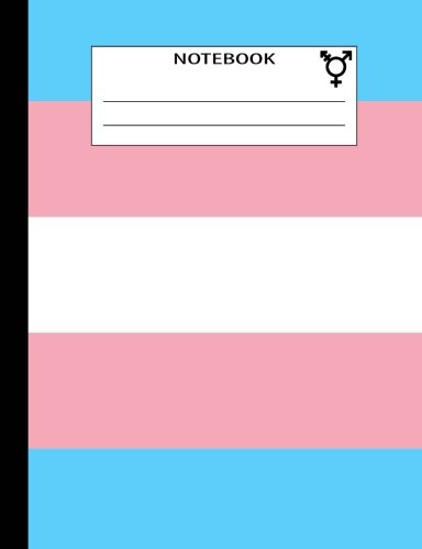 Notebook Transgender Blue Pink White Flag Colors Composition Book Journal 7 44 X9 69 150 Pages College Ruled Lgbtq Pride Books Trant Lgbtq Amazon Com Books