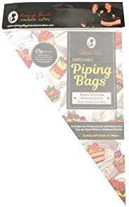 Queen of Hearts 100 Thin Disposable Piping Bags 10 Inch 25cm