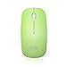 UHURU Wireless Mouse 2.4G Silent Rechargeable and Portable Mouse with 3 DPI for Notebook, Pc, MAC, Laptop, Computer - New & Improved Version (Green)