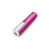 RAVPower Luster Mini 3350mAh Portable Charger External Battery Pack Most Compact Power Bank & iSmart Technology for Smartphones and more - Pink
