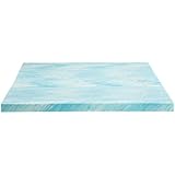 Dreamfoam Bedding DF20GT2033XL Gel Swirl Memory Foam Topper, Twin Extra Long