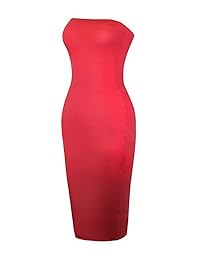 Modo Instar - Vestido sexy sin tirantes para mujer