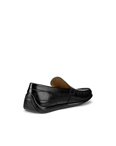 ECCO MEN’S CLASSIC MOC 2.0 DRIVING STYLE LOAFER, BLACK, 12-12.5