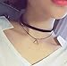 Bassion Choker Set, 20 PCS Womens Black Velvet Choker Necklace Set Classic Gothic Tattoo Lace Chokers