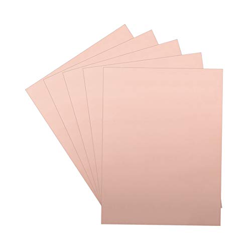 uxcell 5Pcs 100x75mm Double-Sided Copper Clad Laminate PCB Circuit Board FR4 1.5mm Thickness DIY Prototyping PCB Board