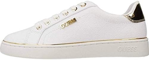 guess beckie sneakers white gold