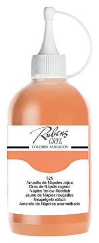 Canvases Levante – Acrylic paint, Bottle, 250 ml 10 x 6 x 6 cm Reddish Naples Yellow